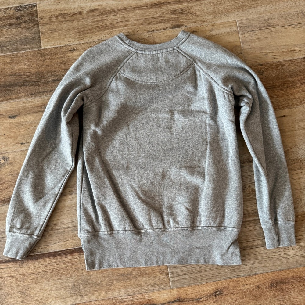 League Cornell University Grey Crewneck Sweatshirt Pullover Embroidered Small - Picture 8 of 16
